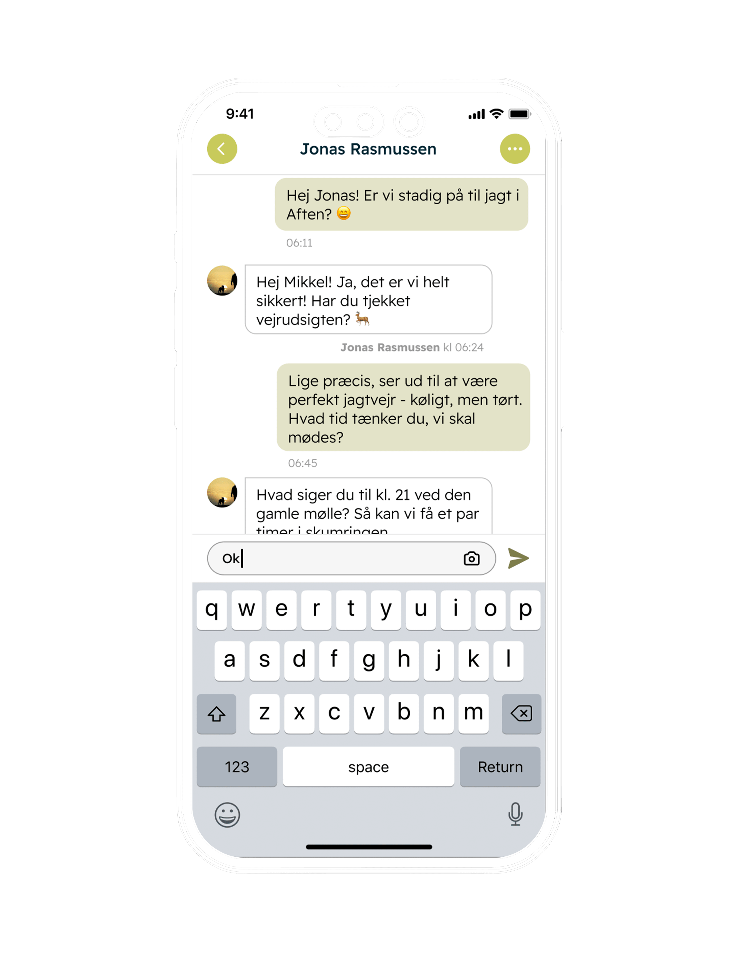 Message contour-Gendannet